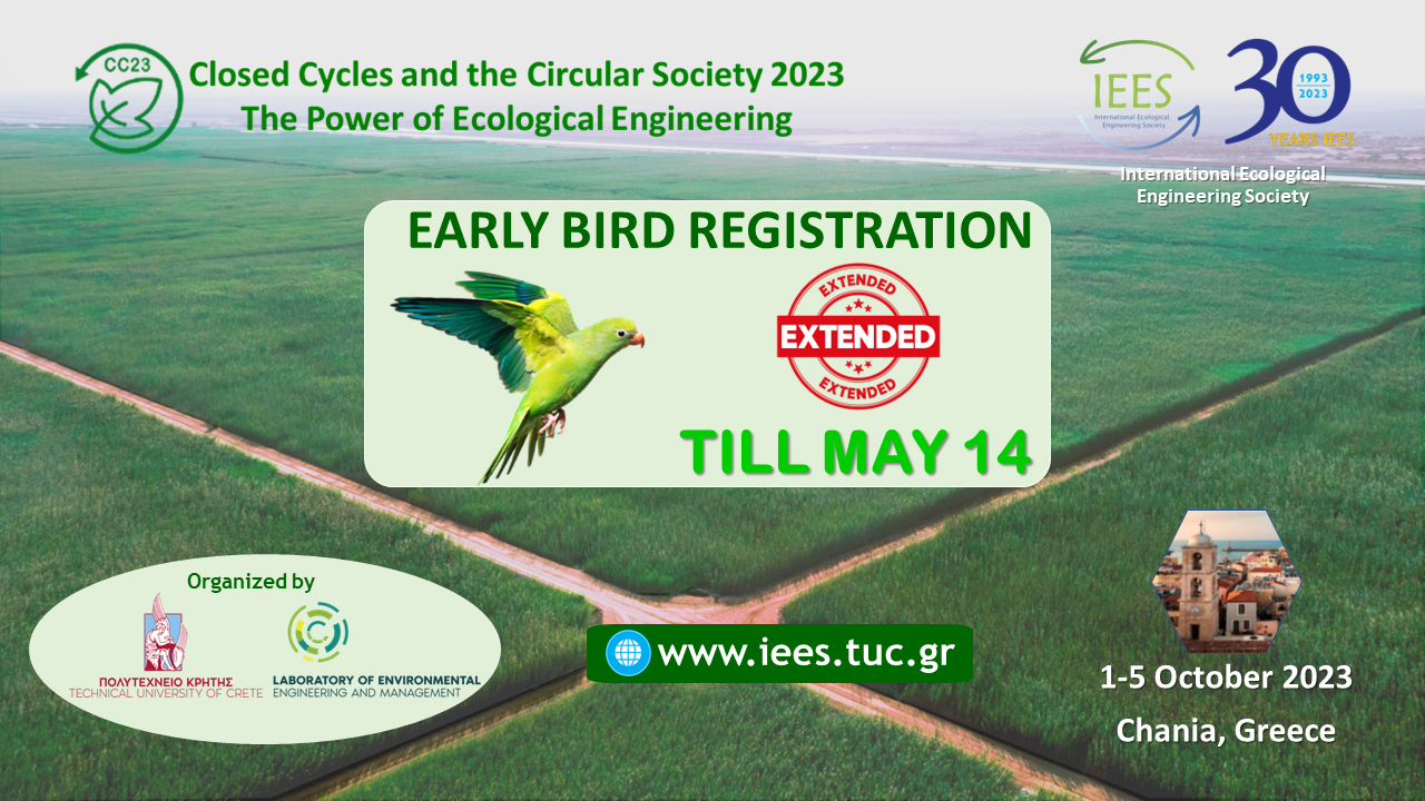 Extended deadline for early bird registration!